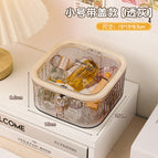 Translucent gray small size [press the pop-up lid]-cosmetics/miscellaneous/hair accessories and jewelry