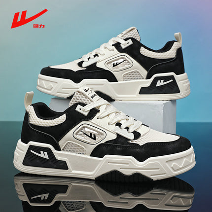 Huili Men's Board Shoes Summer Breathable Mesh Couple White Shoes Red Hollow Single Mesh Sports Casual Shoes 2025