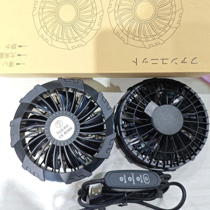 Summer New Casual Cooling Refrigeration Air-Conditioning Clothing USB Electric Fan Sun Protection and Heatstroke Prevention Electrician Labor Protection Work Clothes