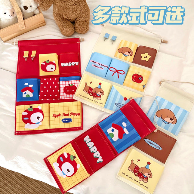 Tengyi Original Small House Wall Hanging Storage Bag Dormitory Bed Side Door Rear Storage Artifact Bedside Wall Hanging Wardrobe Decoration