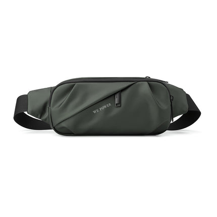 New Men's Multifunctional Waist Bag Water-repellent Casual Sports Chest Bag Outdoor Cycling Bag Fashionable Brand Crossbody Bag