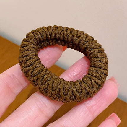 Simple Elegant Durable High Elastic Women's Hair Rope Rubber Tendon Hair Ring Thickened High Ponytail Headwear Hair Rope Hair Accessories