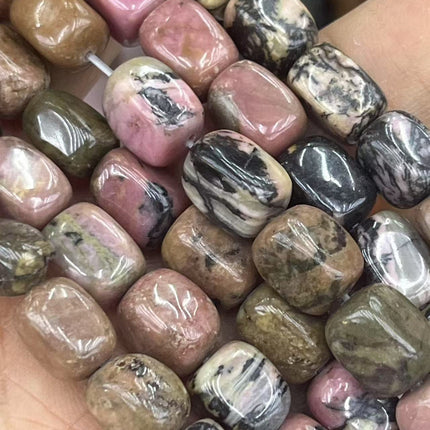Natural Red Agate Irregular Rectangular Column, Pink Quartz, Lapis Lazuli, Loose Beads, Necklace, Bracelet, DIY Jewelry Accessories, Pendant