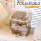 Translucent gray large size [press the pop-up cover]-cosmetics/miscellaneous/hair accessories