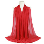 Red / 180*70cm (Pearl chiffon)