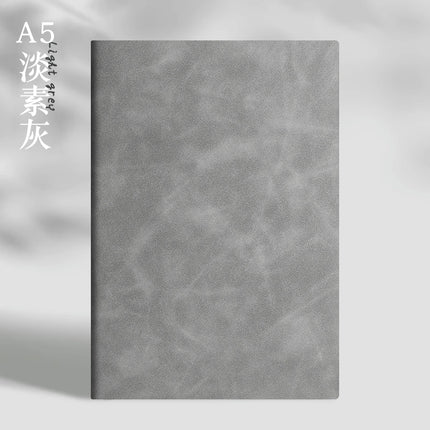 Enterprise logo simple high-quality leather high-end business buckle notebook office stationery suit in stock wholesale