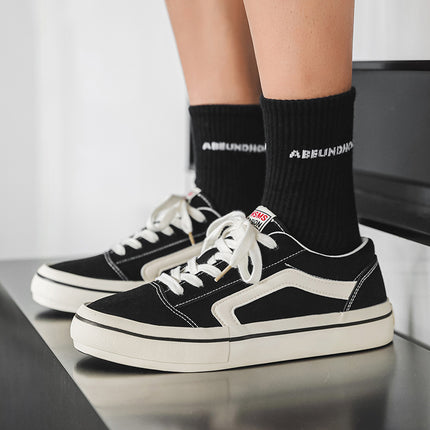 Autumn 2024 New Canvas Shoes Men's Sports Casual Board Shoes Simple All-match Men's Shoes Trendy Shoes Vulcanized Shoes