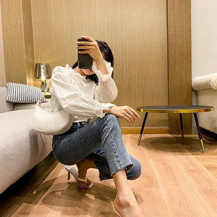 Cross-Border 2026 Summer New Women's Fashion Sandals with Thin Straps, Thong-Toe Design, Thin High Heels, Open-Toe Women's Shoes Size 34-43