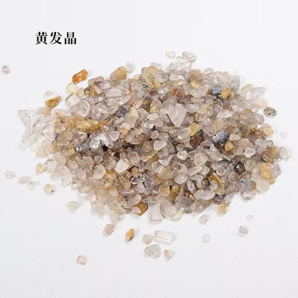 Direct Sales from the Source Factory: Natural Pink, White, Purple, Yellow Crystal Gravel, Green Aventurine, Colorful Fluorite, Energy Demagnetizing Stone, Bonsai Wholesale