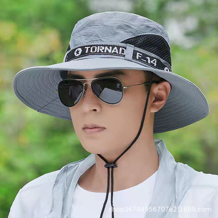 Fishing hat men's sun protection sun hat mountaineering hat men's summer UV protection sun hat summer fisherman hat