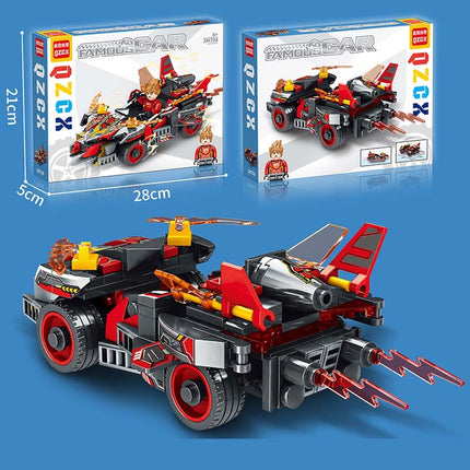 Compatible with Lego Bricks Gundam Transforming Robot Car Military Destroyer Educational Assembly Children's Toy Building Blocks