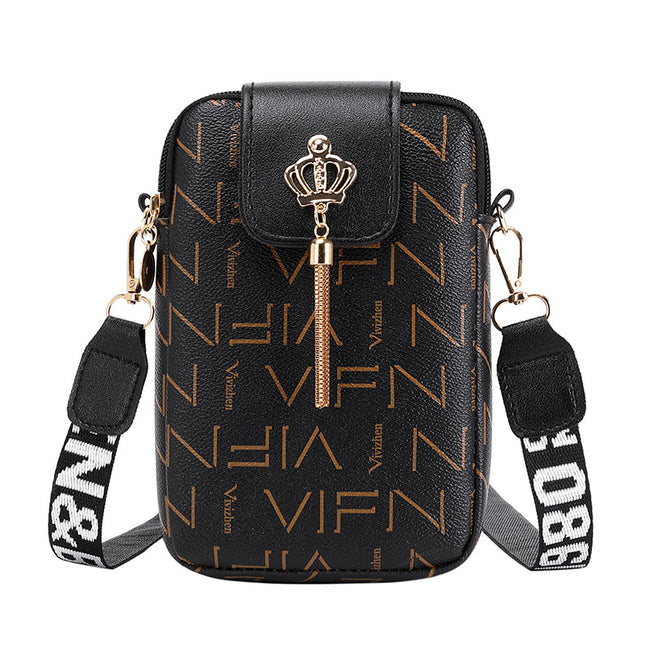New printed mobile phone bag 2023 autumn simple fashion Joker messenger bag girl bag foreign trade bag wholesale