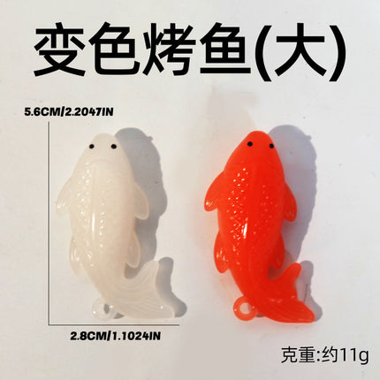 Shake the sound explosion key chain mobile phone pendant car pendant ultraviolet color roast duck temperature pendant wholesale