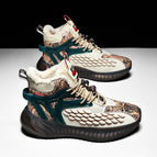 Brown cotton shoes / 39