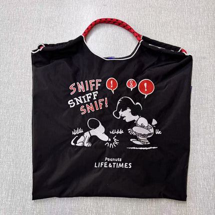 New Canvas Bag Embroidered Shopping Bag Tote Bag Large Capacity Bag Women's Handbag Crossbody Bag