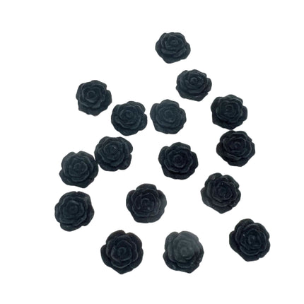 Baroque French Flocking Velvet Resin Camellia Rose diy Accessories Mobile Phone Case Shake Voice Live Supply