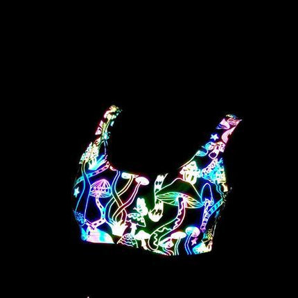 New Zebra Pattern Colorful Reflective Split Swimsuit European and American Women's High Waist Pants bikini Swimsuit Laser bikini
