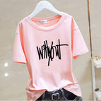 Pull frame pink round neck WT / M