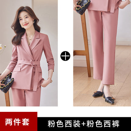 High-level Elegant Professional Suit Jacket Women's Autumn New Slim-fit Slimming High-end Professional Dress Suit suit