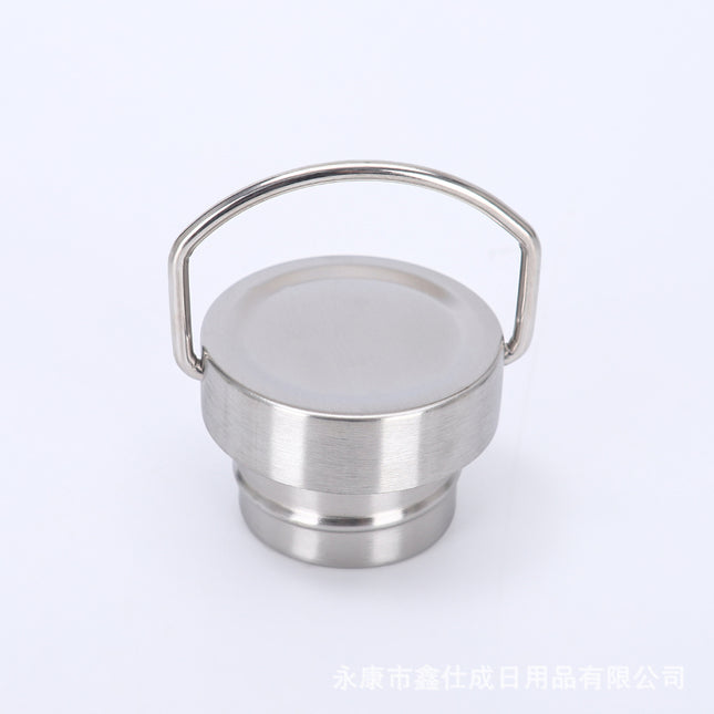 Cross-border factory direct sales 304 stainless steel American thermos portable single and double layer outdoor mountaineering water bottle
