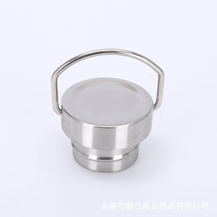 Cross-border factory direct sales 304 stainless steel American thermos portable single and double layer outdoor mountaineering water bottle