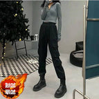 Velvet black winter style / S