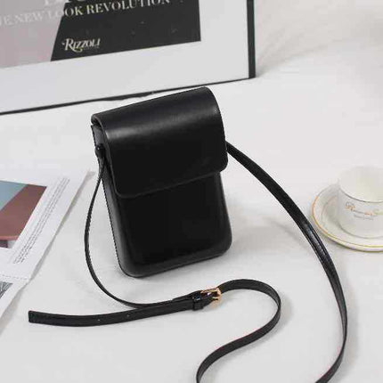 2025 Simple and Stylish Vertical Small Square Bag Versatile Ins-Style Phone Bag Tb Bag Women's Crossbody Shoulder Bag Fashionable Versatile