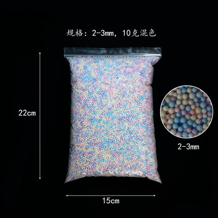 Small Packaging Macaroon Foam Ball Surprise Gift Box Decoration Filled Slime Granule Flow Planet