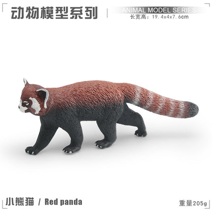Cross-border simulation short tail bobcat panda mouse platypus ferret Thorn tail rock lizard wild animal model ornaments