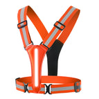 Orange red / L vest has front strap