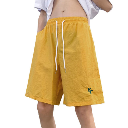 Summer Casual Shorts for Men Trendy Brand Ins Popular Loose Casual Trendy Outerwear Mid-Length Versatile Korean Style Five-Point Shorts