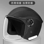 Tk15 [new national standard original color helmet] black-transparent long mirror