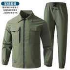 B summer quick-drying stretch suit zipper version Army Green / 165