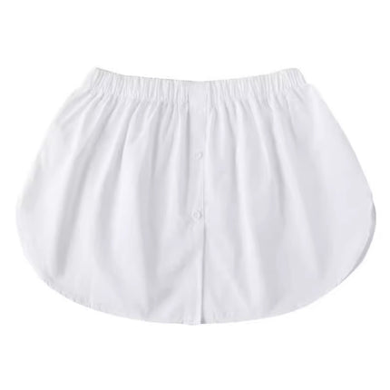 Sweatshirt Companion Layering Magic Shirt with Fake Hem Versatile Little White Dress Base Skirt Inner Layer to Cover Hips and Butt Curtain