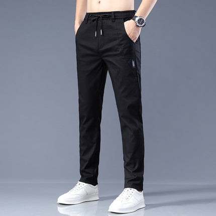 Ice Silk Jeans Men's 2025 New Spring and Summer Thin Tencel Loose Straight Men's Casual Sports Long Pants