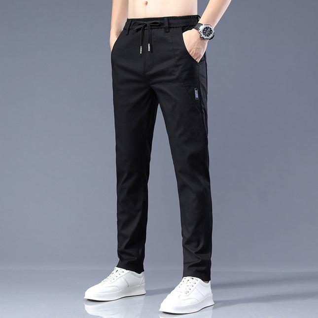Ice Silk Jeans Men's 2025 New Spring and Summer Thin Tencel Loose Straight Men's Casual Sports Long Pants