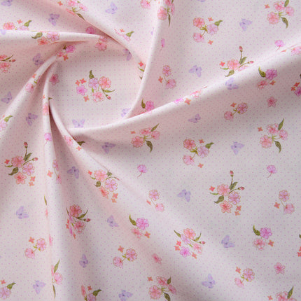 145cm Wide 40 Count Poplin Pure Cotton Fabric Plain Cotton Fabric Shirt Dress Hair Tie Handmade DIY Cloth