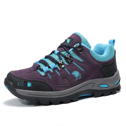 Qifeng Camel Autumn and Winter New Outdoor Hiking Shoes Men's Non-Slip Wear-Resistant Hiking Dad Shoes Hiking Sports Men's Shoes