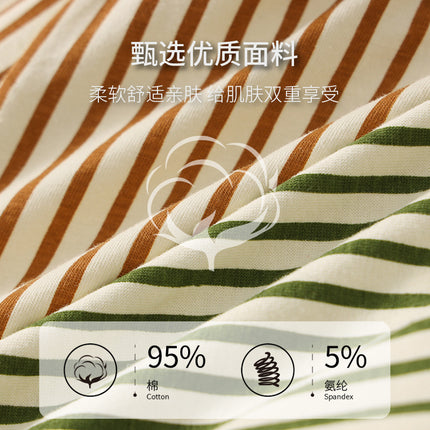 Striped Arlo Pants Casual Loose plus size Breathable Boxers Men's Pajama Shorts Underpants Spa Vacation Wear