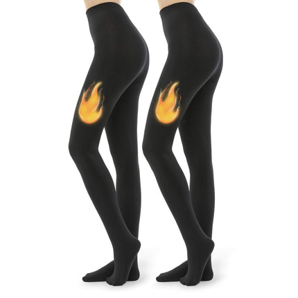 Cross-Border Amazon 200D Fleece-Lined Thickened Pantyhose Autumn and Winter Cold-Proof Warm Leg-Slimming Magic Stockings in Multiple Sizes for Women
