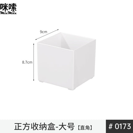 Flower Pot White Rectangular Succulent Plant Small Plastic Balcony Seedling Pot Square Pot Narrow Long Vegetable Planting Pot