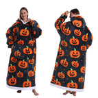 Gray pumpkin / Warm clothing for adults, length 90cm