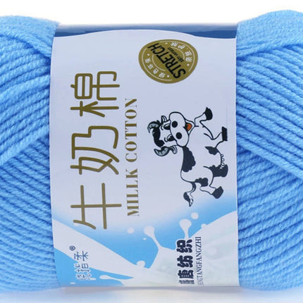 Five-Strand Milk Cotton Wool Ball Wholesale Medium Thick Thread Crochet Doll Shoes Scarf Handmade DIY Knitting Material Package