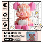 6130 sitting pink orange violent bear