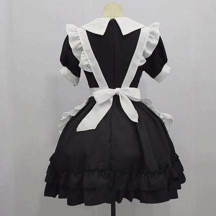 Export Two-Dimensional Dress Lolita Loli Dress Maid Uniform Soft Girl Cafe Maid Uniform Waiter