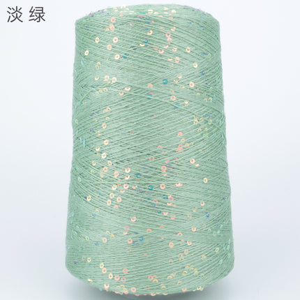 Silk Joy/Tencel Iridescent Sequin Hand-Knitted Yarn Ball Colorful Tencel Sequin Yarn Wholesale 500g