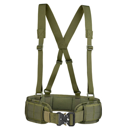 Cross-Border Cobra Buckle Tactical Waist Belt Set Outdoor Multi-Functional Nylon Quick-Release Belt Real-Life Cs Outer Belt