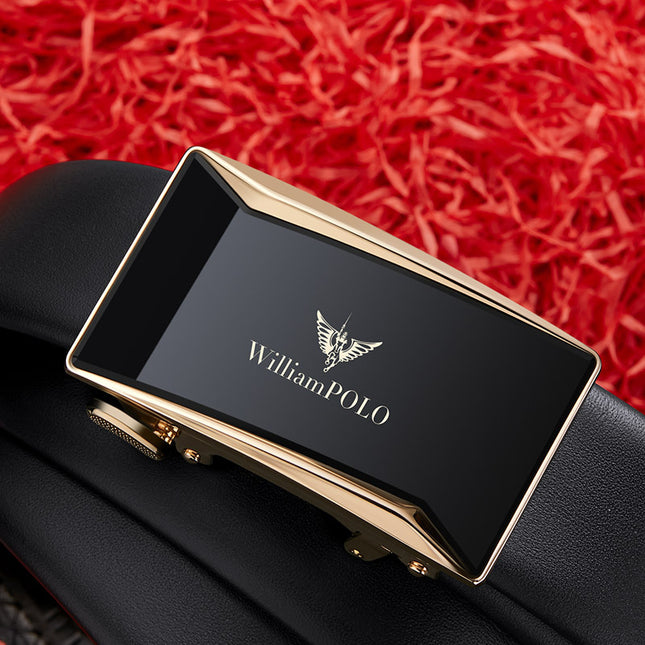 King Paul belt men's leather automatic buckle business pants belt men's pure leather belt wholesale a generation of hair