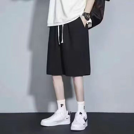 Cross-border wholesale plus size toe pants men's loose tide brand spring and summer thin trend Joker sports casual pants