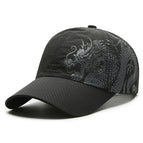 Chinese Dragon-Black / Adjustable fit 56-59cm head circumference